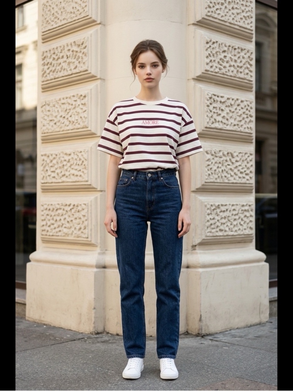 AMORE Striped Tee - Picture 6 of 11
